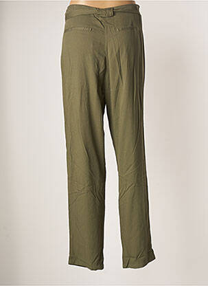 Pantalon drept croială morcov talie înaltă verde SMASH WEAR femeie