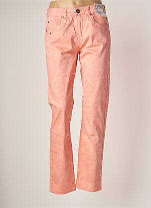 Pantalon slim portocaliu QUATRE VINGT JOURS femeie