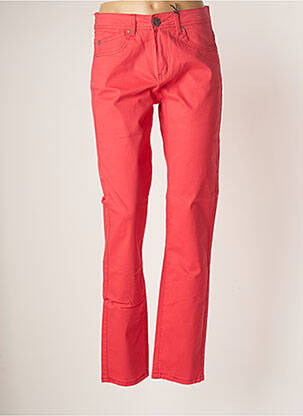 Pantalon slim roșu QUATRE VINGT JOURS femeie