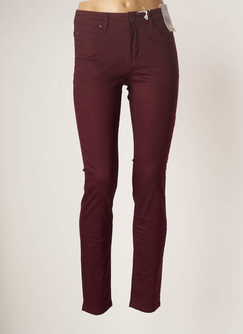 Pantalon slim violet QUATRE VINGT JOURS femeie
