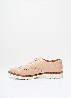 Derby-uri vârf rotund toc plat până la 3 cm roz I LOVE SHOES femeie