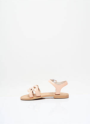 Sandale/pantofi decupați țesătură lăcuită chiquet roz I LOVE SHOES fată