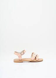 Sandale/pantofi decupați țesătură lăcuită chiquet roz I LOVE SHOES fată