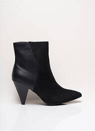 Botine/ghete închidere cu fermoar toc de 7 la 9 cm negru I LOVE SHOES femme