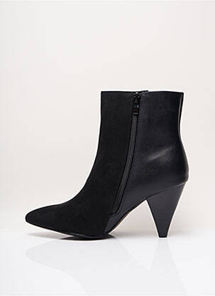 Botine/ghete închidere cu fermoar toc de 7 la 9 cm negru I LOVE SHOES femeie