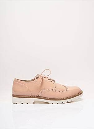 Derby-uri vârf rotund toc plat până la 3 cm roz I LOVE SHOES femeie