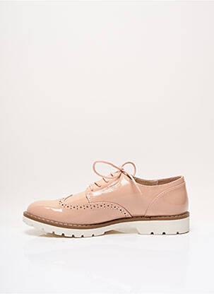 Derby-uri vârf rotund toc plat până la 3 cm roz I LOVE SHOES femeie
