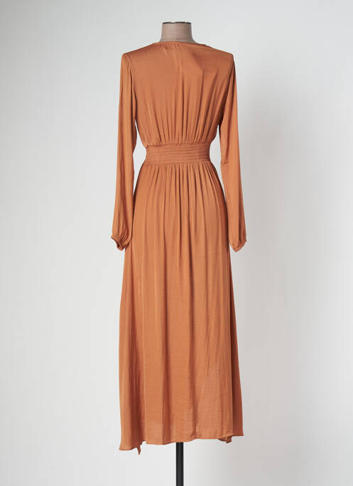 Rochie midi maro LES P'TITES BOMBES femeie