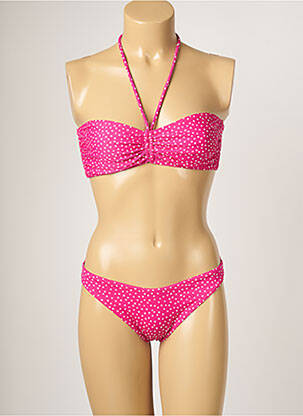 Costum de baie din două piese roz LAURA BEACH femeie