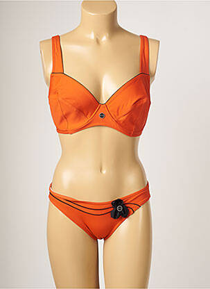 Costum de baie din două piese portocaliu JANINE ROBIN femeie