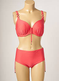 Costum de baie din două piese elasticitate top sutien modelat roz PRIMADONNA femeie