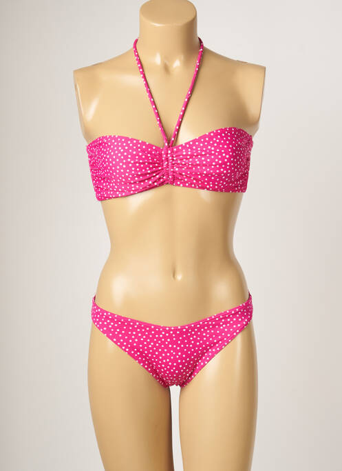 Costum de baie din două piese roz LAURA BEACH femeie