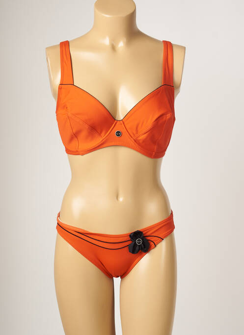 Costum de baie din două piese portocaliu JANINE ROBIN femeie