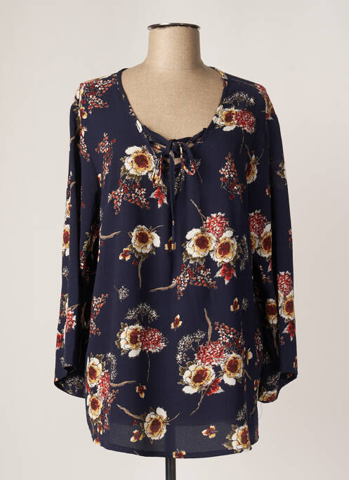 Tunică mâneci lungi albastru HALO PARIS femeie