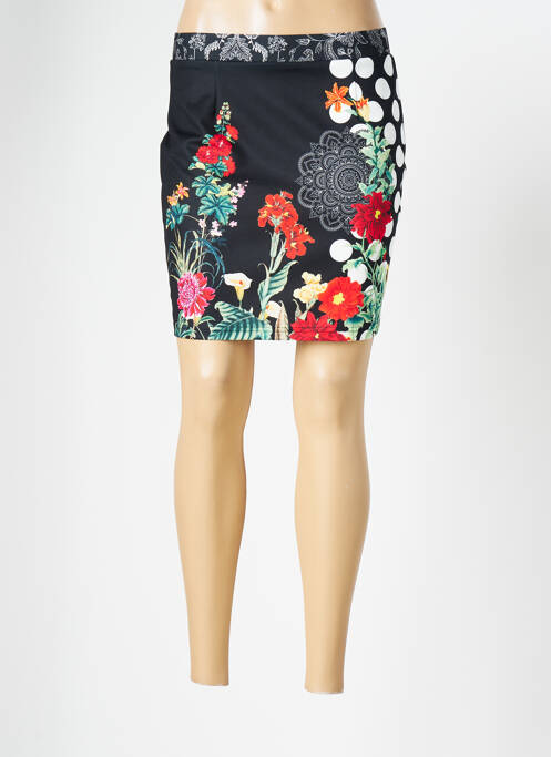 Fustă scurtă negru 101 IDEES femeie