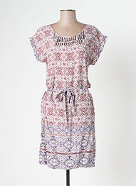 Rochie midi mâneci scurte mâneci scurte roz BEST MOUNTAIN femeie