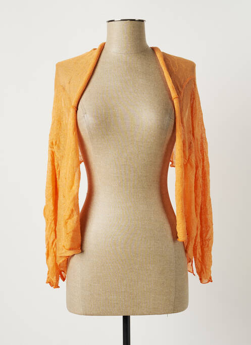Vestă cu mâneci lungi portocaliu POUSSIERE D'ETOLE femeie