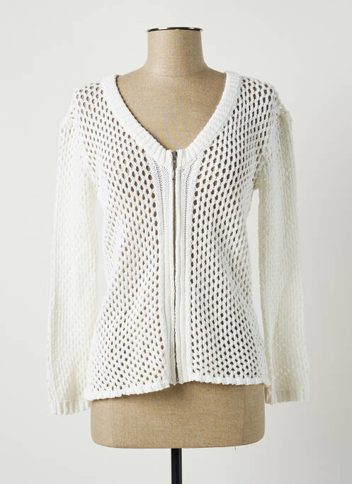 Vestă cu mâneci lungi alb LUNATISME femeie