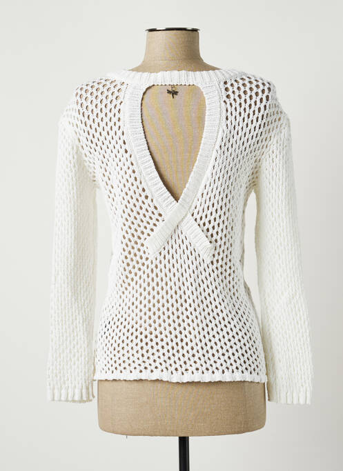 Vestă cu mâneci lungi alb LUNATISME femeie