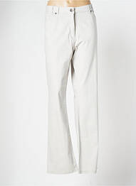Pantalon drept elasticitate mărime normală gri CLAUDE DE SAIVRE femme