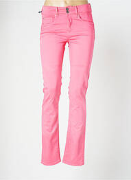 Pantalon slim elasticitate talie înaltă roz SALSA femme