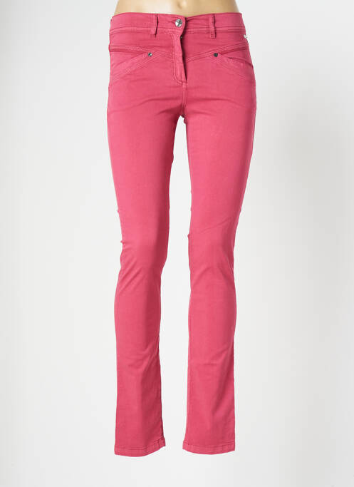 Pantalon slim roz MAE MAHE femeie