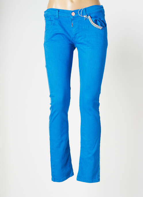 Pantalon drept albastru JN-JOY fată