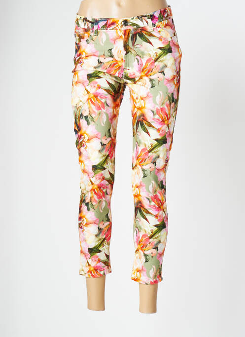 Pantalon trei sferturi verde MENSI COLLEZIONE femeie