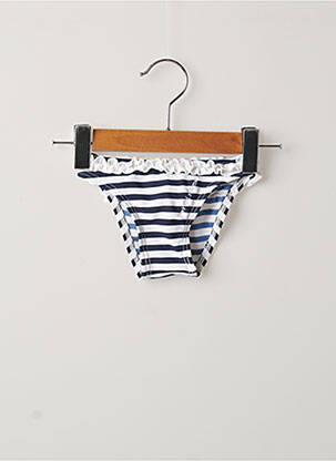 Chiloți de baie albastru WEEK END A LA MER fată