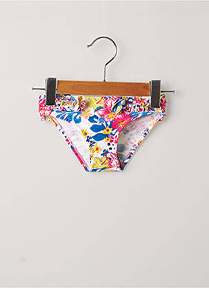 Chiloți de baie alb WEEK END A LA MER fată