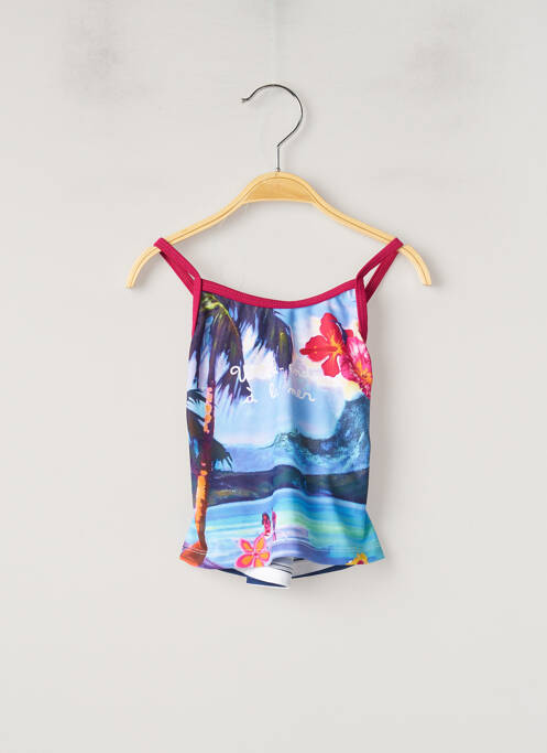 Sutien de costum de baie albastru WEEK END A LA MER fată