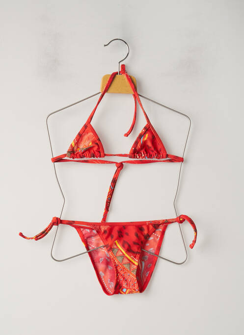 Costum de baie din două piese portocaliu MISS CARAÏBES fată