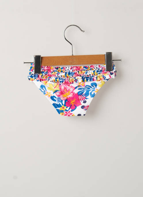 Chiloți de baie alb WEEK END A LA MER fată