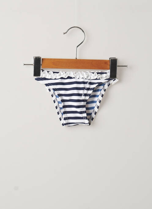 Chiloți de baie albastru WEEK END A LA MER fată