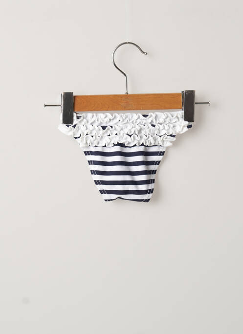 Chiloți de baie albastru WEEK END A LA MER fată