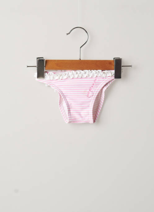 Chiloți de baie roz WEEK END A LA MER fată