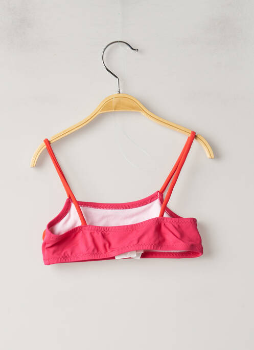 Sutien de costum de baie roz LOKIBEACH fată