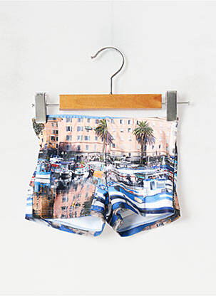 Șort de baie albastru WEEK END A LA MER băiat