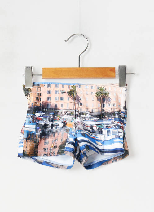 Șort de baie albastru WEEK END A LA MER băiat