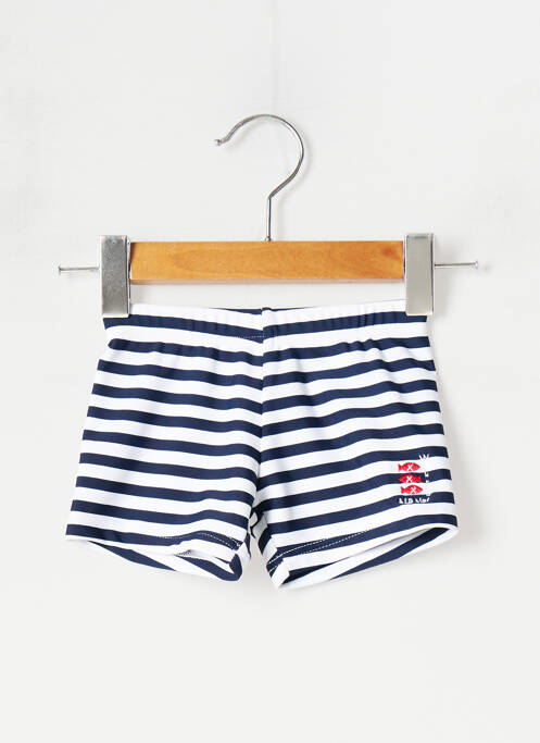 Șort de baie albastru WEEK END A LA MER băiat