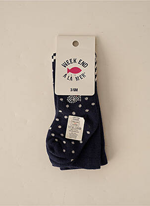 Colanți albastru WEEK END A LA MER fată