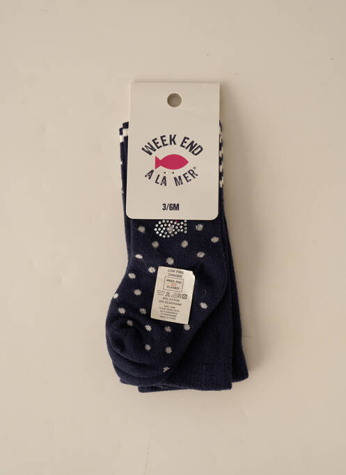 Colanți albastru WEEK END A LA MER fată