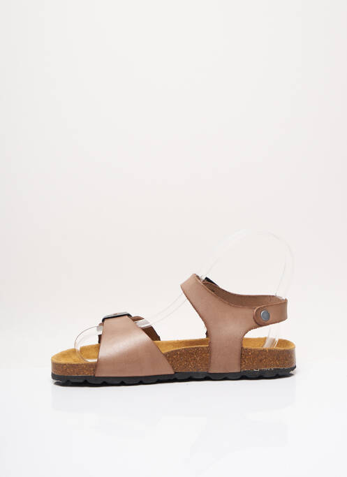 Sandale/Pantofi decupați maro PLAKTON băiat