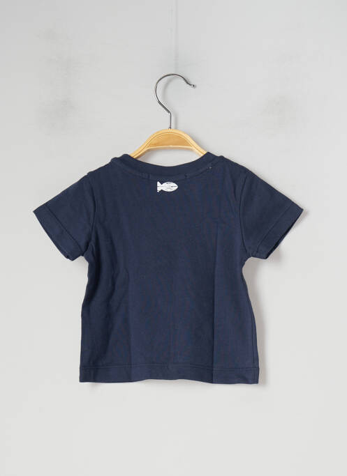 Tricou albastru WEEK END A LA MER băiat