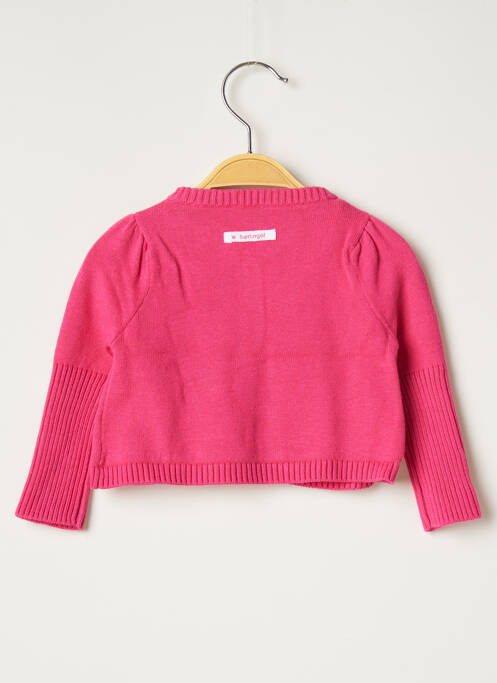 Vestă cu mâneci lungi roz BERLINGOT fată