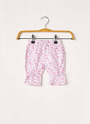 Pantalon trei sferturi roz WEEK END A LA MER fată