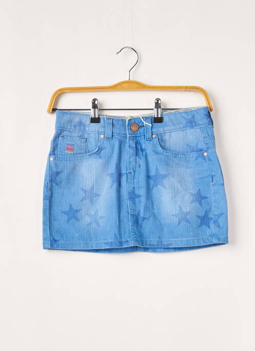 Fustă scurtă albastru JN-JOY fată
