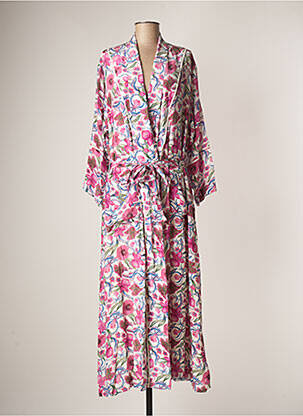 Jachete kimono mâneci lungi roz CHUFY femeie