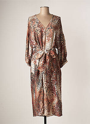 Rochie midi maro ROSEANNA femeie