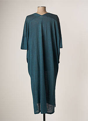 Rochie de plajă croială fluidă albastru C.T.PLAGE femeie
